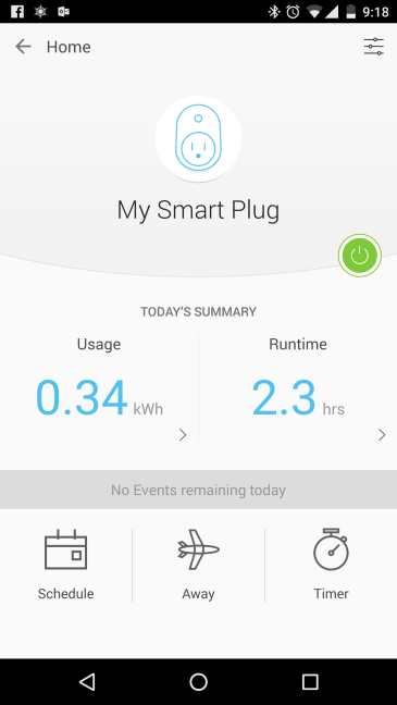 TP-LINK HS110, Wi-Fi, smart plug