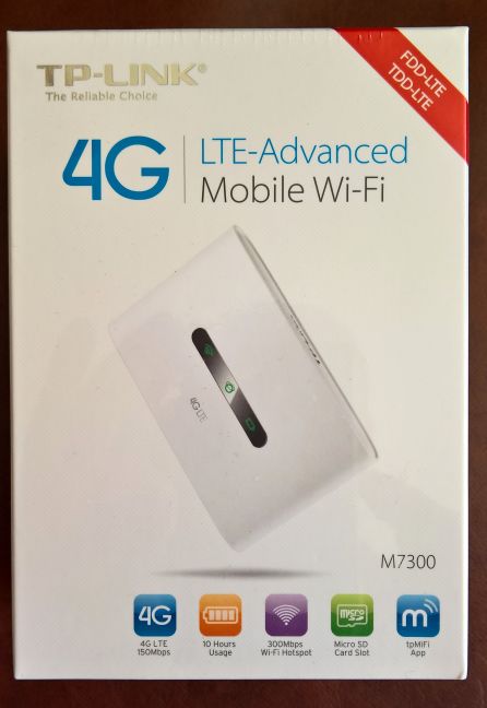 TP-LINK M7300, mobile, wireless, router, LTE