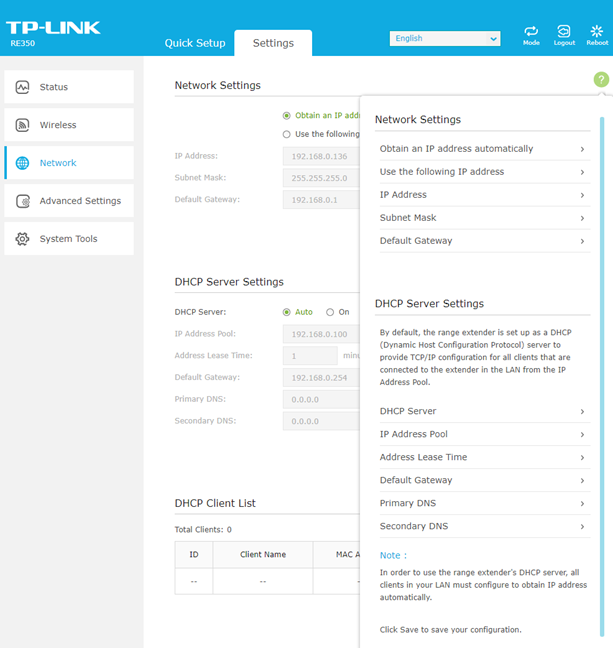 TP-Link RE350, AC1200, range extender