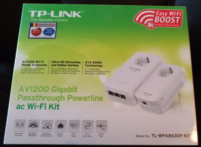 TP-LINK TL-WPA8630P, powerline, adapter, kit, WiFi