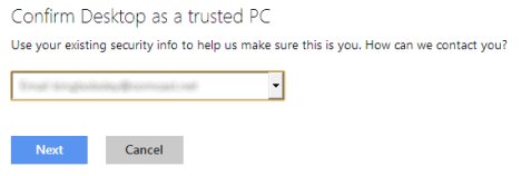 Windows 8 - Trust this PC