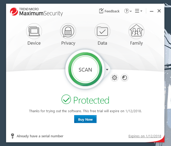 Trend Micro, Maximum Security, Internet Security, 2018