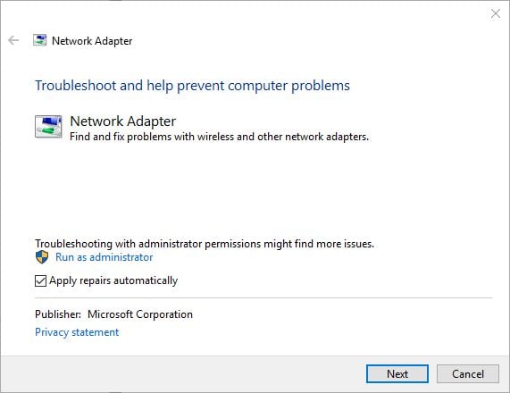 Windows, troubleshoot, network, internet, problems