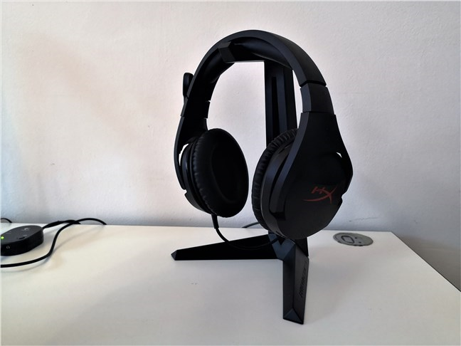 A view of the Trust GXT 260 Cendor Headset Stand