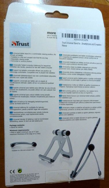 Trust, Universal Stand for Tablets, review