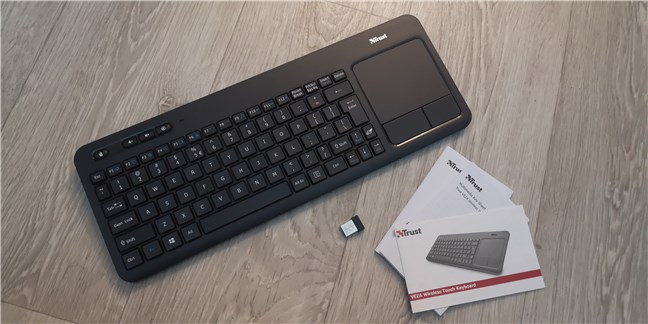 Trust Veza wireless keyboard: What's inside the box