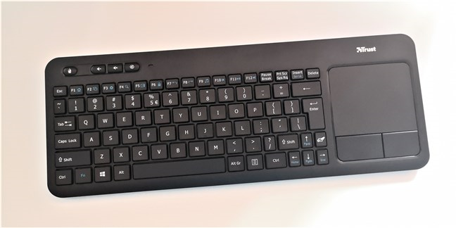 The Trust Veza wireless keyboard