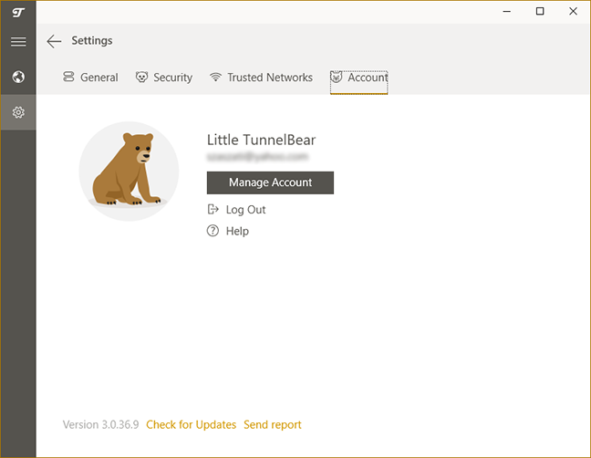 TunnelBear 3 for Windows