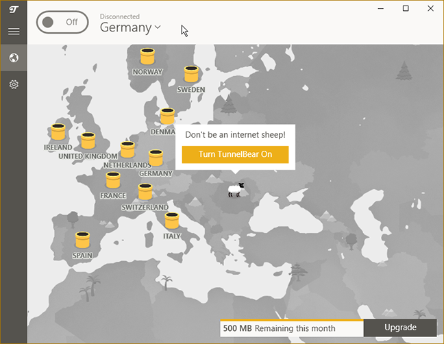 TunnelBear 3 for Windows