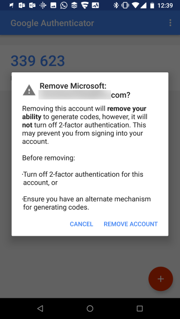 Microsoft, account, two-step verification, Authenticator