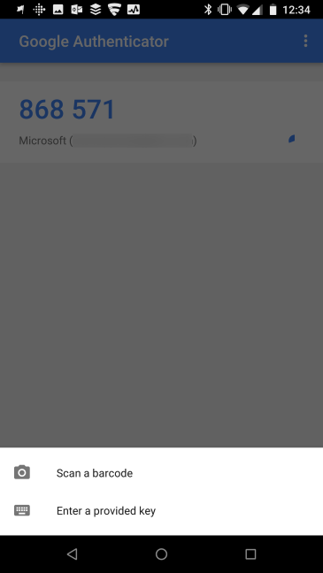 Microsoft, account, two-step verification, Authenticator