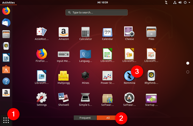 Remmina Remote Desktop Client in Ubuntu
