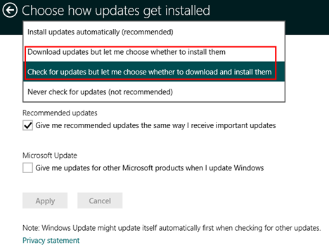 Windows Update, PC Settings, Windows 8.1, install, view, configure, updates