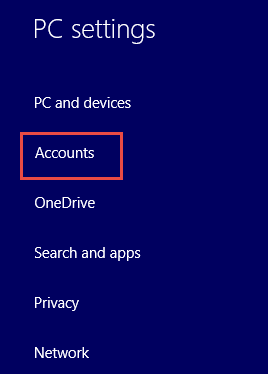 Windows 8.1, PC Settings, upgrade, user account, local, Microsoft