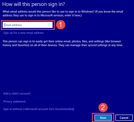 Windows 8.1, user, accounts, new, local, Microsoft, switch, create