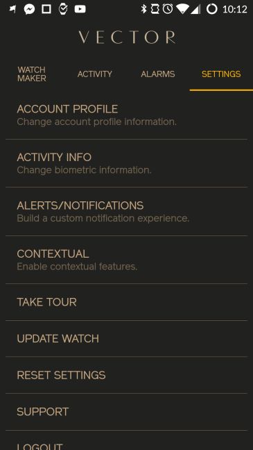 Vector Luna, smartwatch, Rose Gold, review, performance, battery