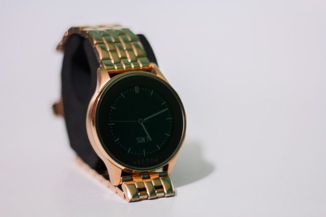 Vector Luna, smartwatch, Rose Gold, review, performance, battery