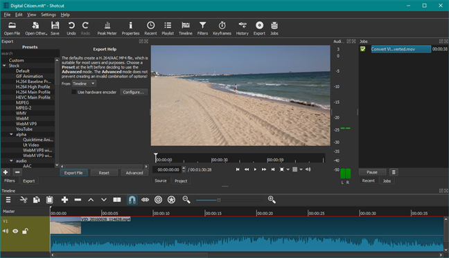 Shotcut: a Windows Movie Maker replacement