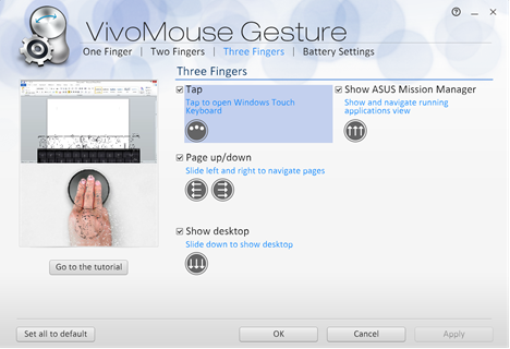 ASUS VivoMouse WT710, mouse, touch pad, remote control, Windows 8.1, test, review