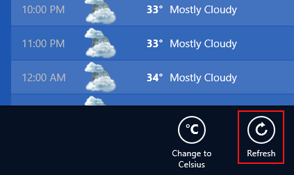 Windows 8, Windows 8.1, Weather App, forecast, locations