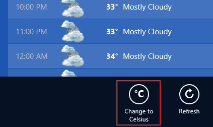 Windows 8, Windows 8.1, Weather App, forecast, locations
