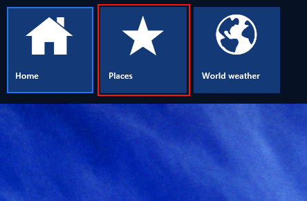 Windows 8, Windows 8.1, Weather App, forecast, locations