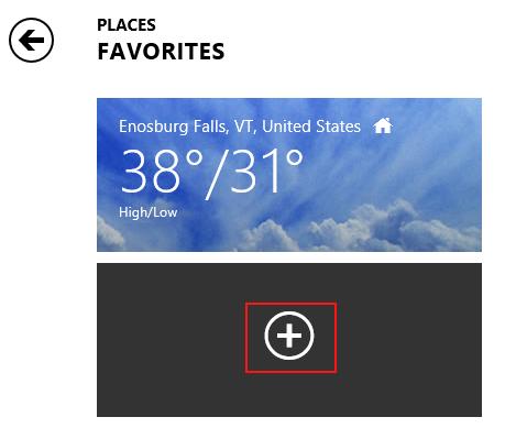 Windows 8, Windows 8.1, Weather App, forecast, locations