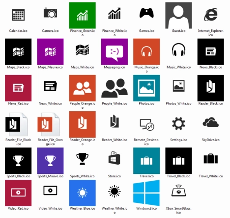 Windows 8 Icons Download