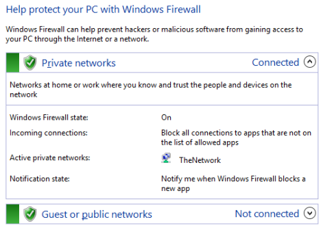 Windows 8 security features - Windows Firewall