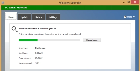 Windows 8 security features - Windows Defender