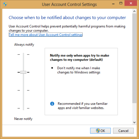 Windows 8 security features - User Account Control