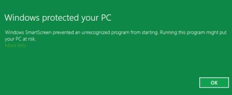 Windows 8 security features - Windows SmartScreen Filter