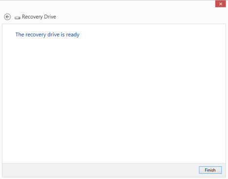 System Recovery, USB Memory Stick, Flash Drive, Recovery Media Creator, Windows 8, Windows 8.1