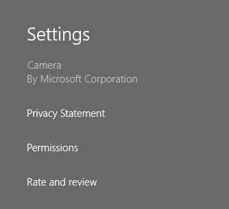 Windows 8 - How to use the Camera app