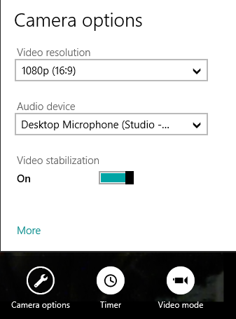 Windows 8 - How to use the Camera app