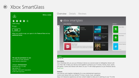 Windows 8, Xbox, SmartGlass, connect, console, PC