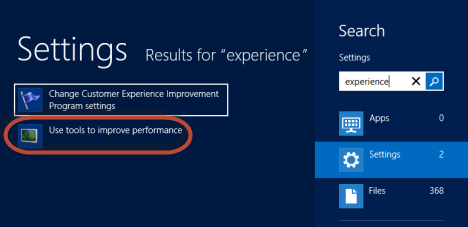 Windows Experience Index, rating, score, Windows 8, Windows 7