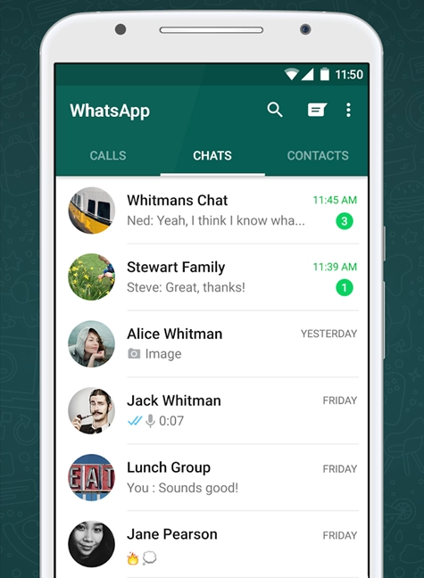The official WhatsApp app for Android