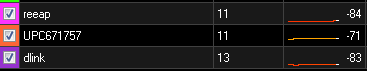 inSSIDer - Interference from other Wireless Networks