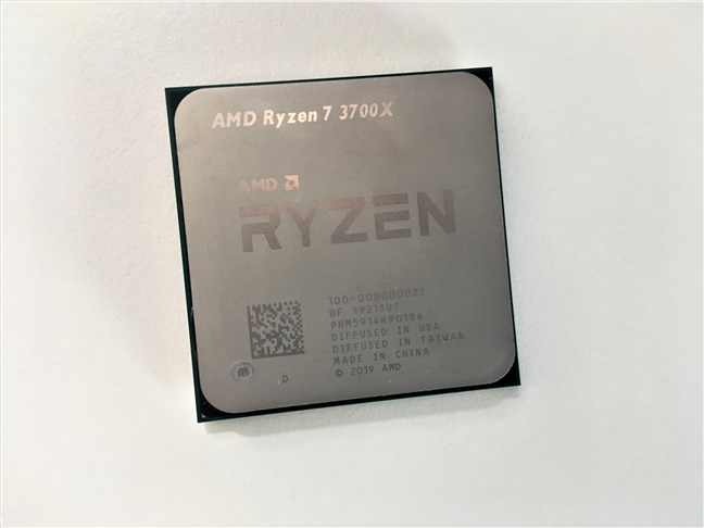 An AMD Ryzen 7 3700X processor