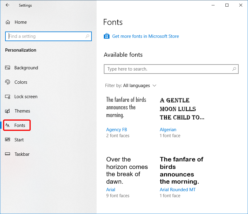 Стандартные шрифты Windows 10. Как установить шрифт в Windows 10. Как выбрать шрифт в Windows 10. Remove шрифтом. Установить шрифты на windows 10