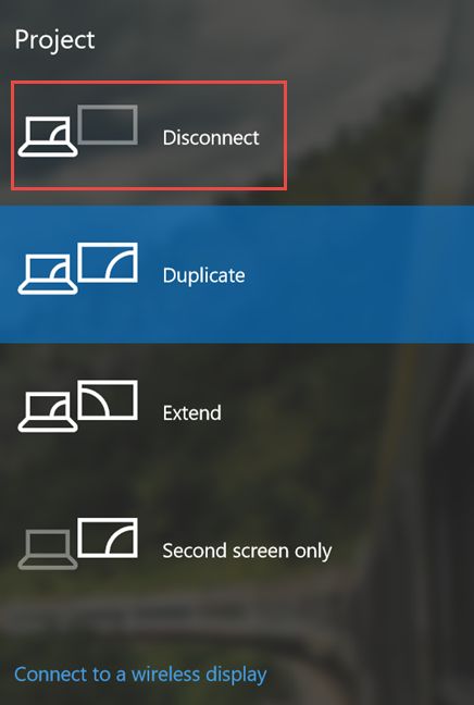 connecting to miracast windows 10