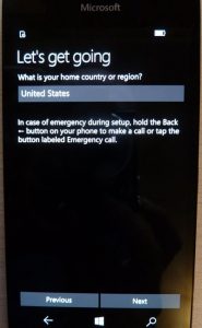 Windows 10 Mobile, setup, initial, configuration, Lumia, smartphone