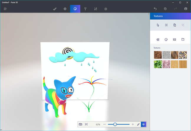 Paint 3D, Windows 10