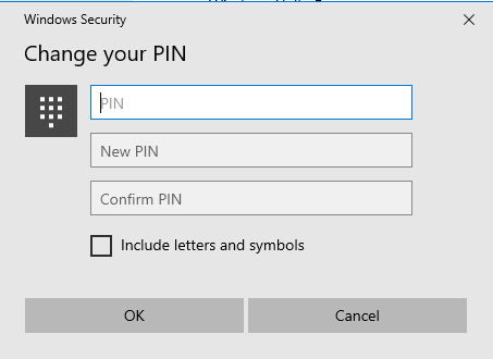 Change your login PIN