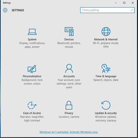 Windows 10, settings, Windows 8.1, shortcut, desktop, pc settings