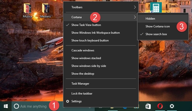 taksbar, Windows 10, personalize, configure, set