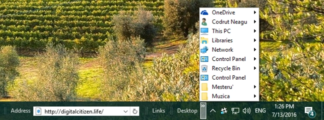 taksbar, Windows 10, personalize, configure, set