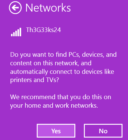 WPS, Wi-Fi Protected Setup, wireless, connection, Windows 8.1