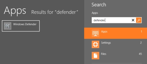 Windows Defender, Windows 8, Windows 8.1, antivirus